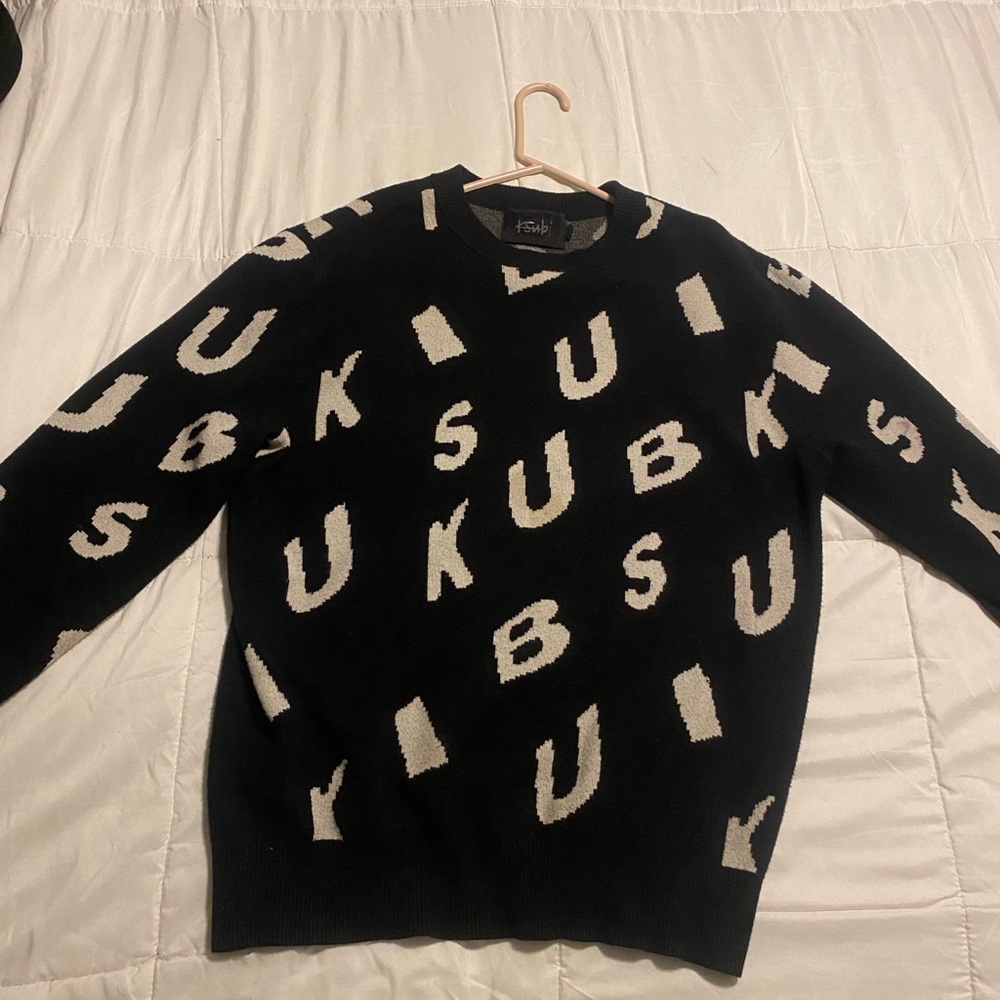 Ksubi long sleeve with letters across